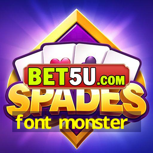 font monster